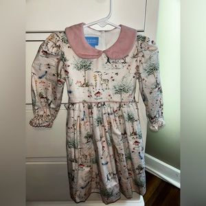 Size 2T Anavini Hand Smocked Dress